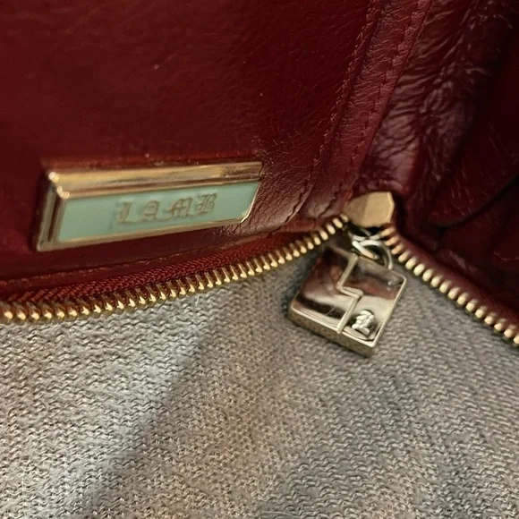 L.A.M.B. Tan Leather Wallet Gwen Stefani Leather Zip Wallet. 💋FINAL SALE PRICE💋 - Picture 5 of 5